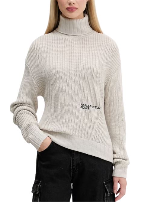 Maglione a collo alto in misto lana Karl Lagerfeld jeans | A4W180201ZI